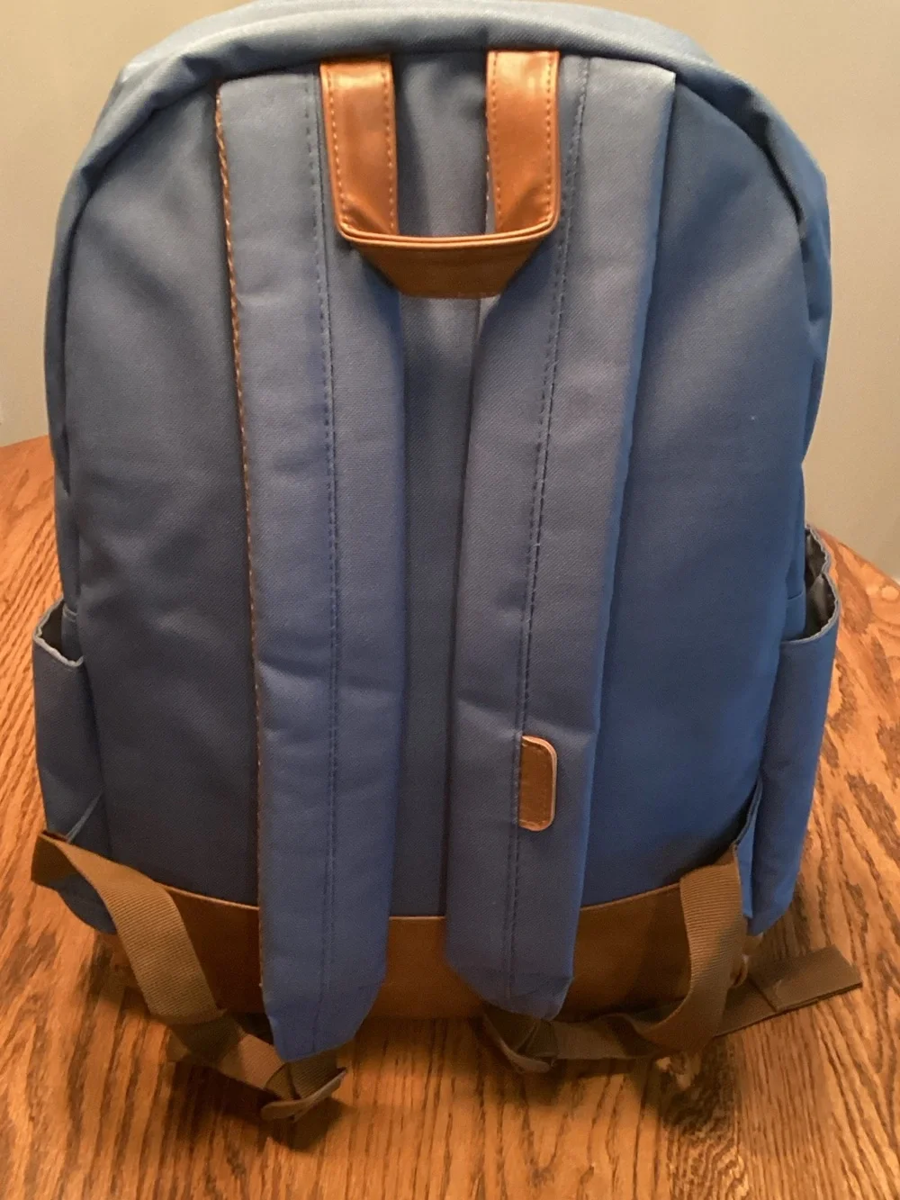 Lucky Brand Light Blue Backpack with Tan Accents